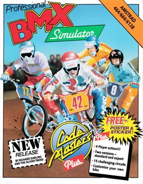 Professional Bmx Simulator (UK) (2 faces) (1988) box cover front
